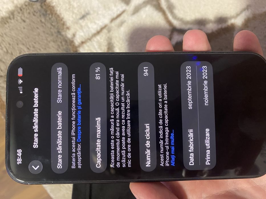 Iphone 15 in stare excelenta