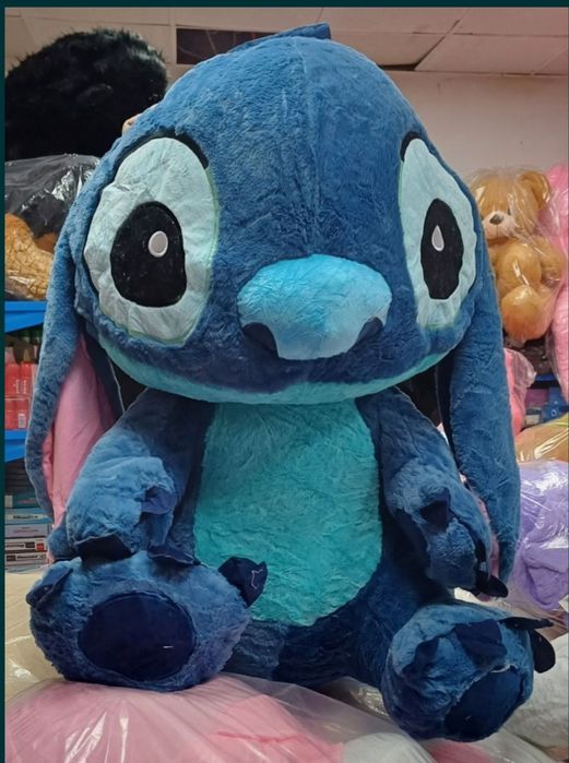 Стич плюшен 100см 120см с подарък изненада