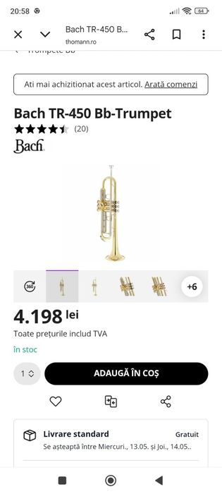 Trompeta Bach - cu garanție!