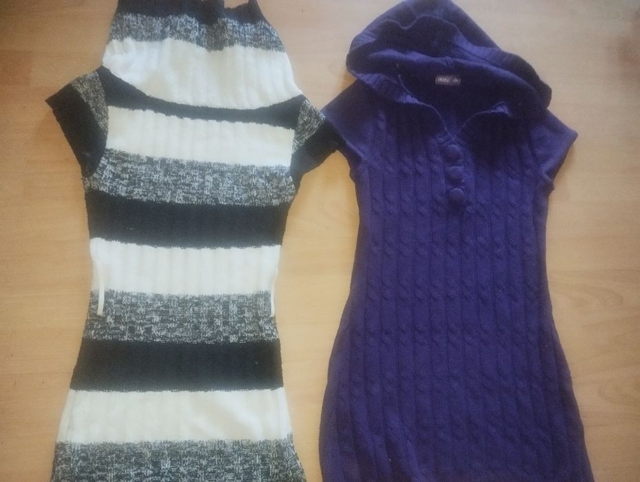 Lot  haine fete + cizme piele + geacă