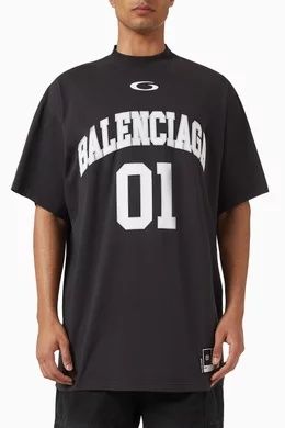Невероятна мъжка тениска Balenciaga Basketball Series Oversized T shir