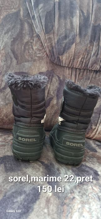 Cizmulite sorel  de iarna imblanite