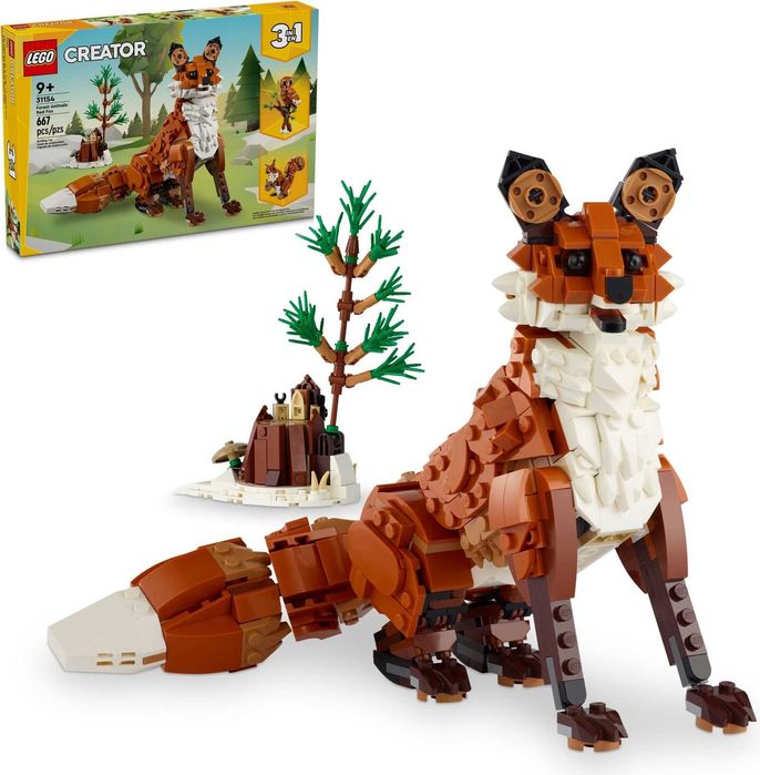 LEGO Creator 3-in-1 - Animale padure: Vulpea rosie 31154 -NOU