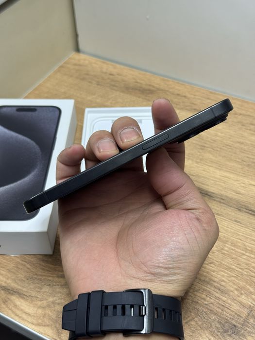  iPhone 15pro 5G 128gb HX/A EAC black titanium в отличном сост.