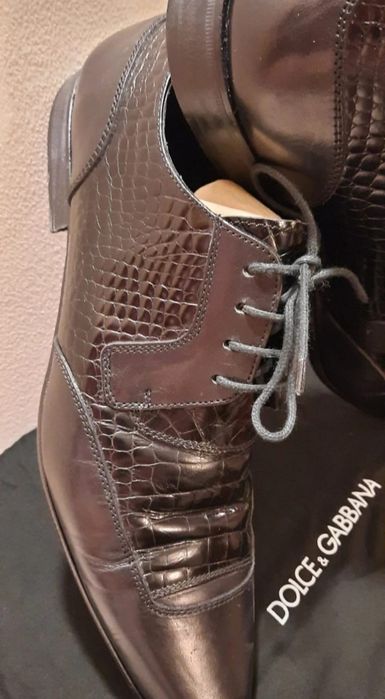 Pantofi bărbați eleganți D&G (Dolce & Gabbana) – Mărimea 41.5 (41 1/2)