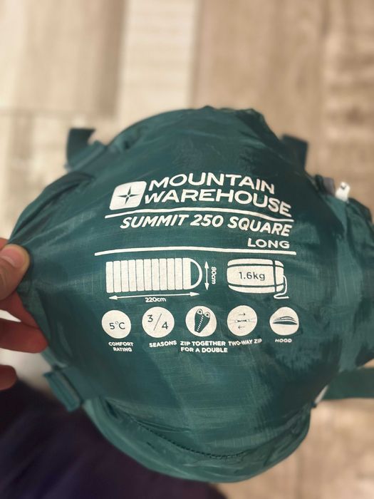 Спален чувал, подложка за къмпинг 3/4 сезона