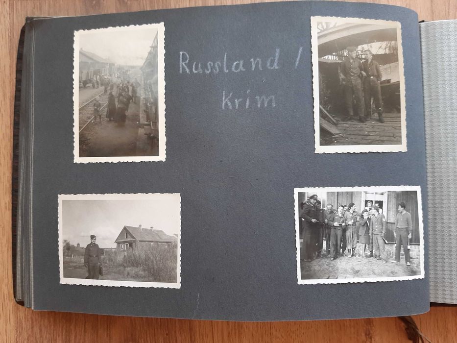 Album foto vechi fotografii poze razboi Reich Romania Crimeea WW2