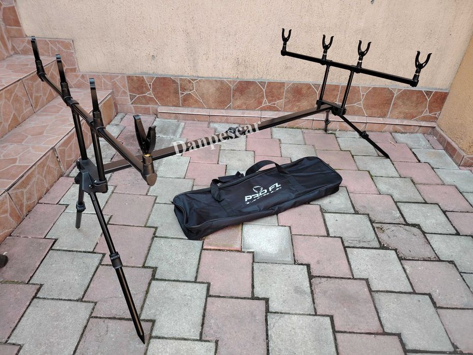 Rod pod PROFL BLACK pentru 4 lansete cu 4 picioare FL129
