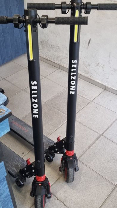 Електрически скутер тротинетка голяма малка гума Bluetooth ток зарядно