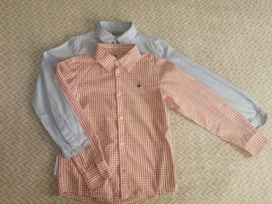 Lot cămașa Benetton,10 ani,140