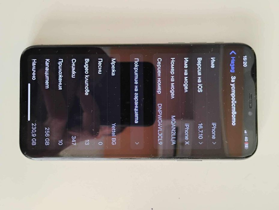 IPhone X 256gb 100% Капацитет
