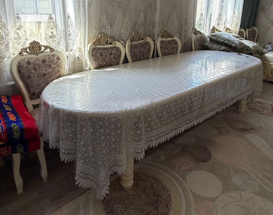 Стол со стульями 12 шт