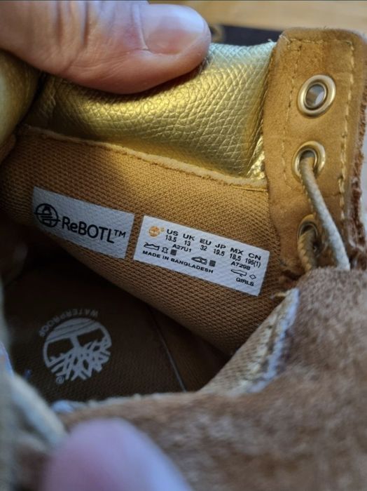 Timberland - Ghete piele groasa Full Grain - 32 (19,5 cm)