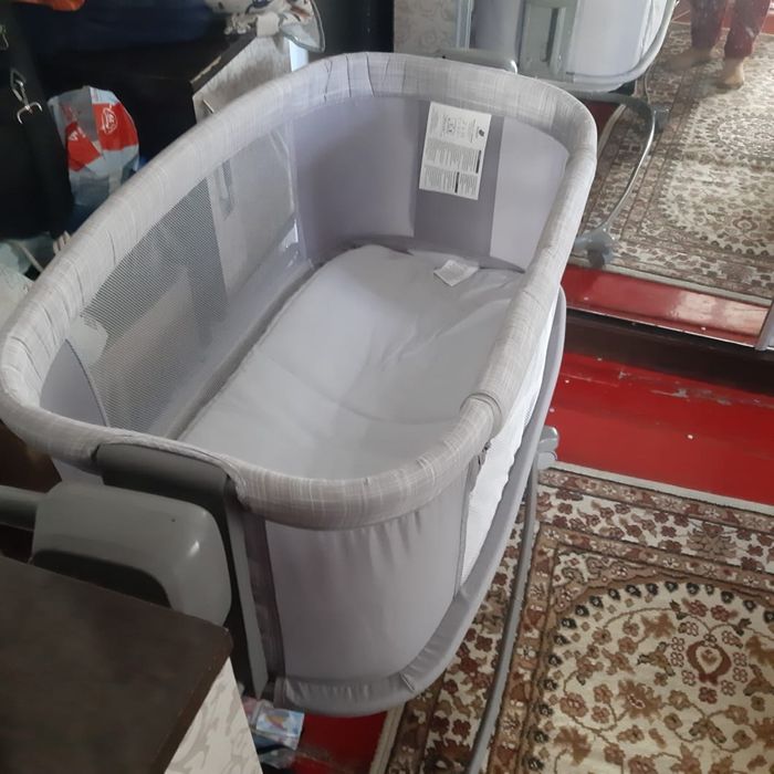 Детский манеж в сером цвете