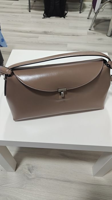 Geantă piele TOTEME  T-Lock made in italy