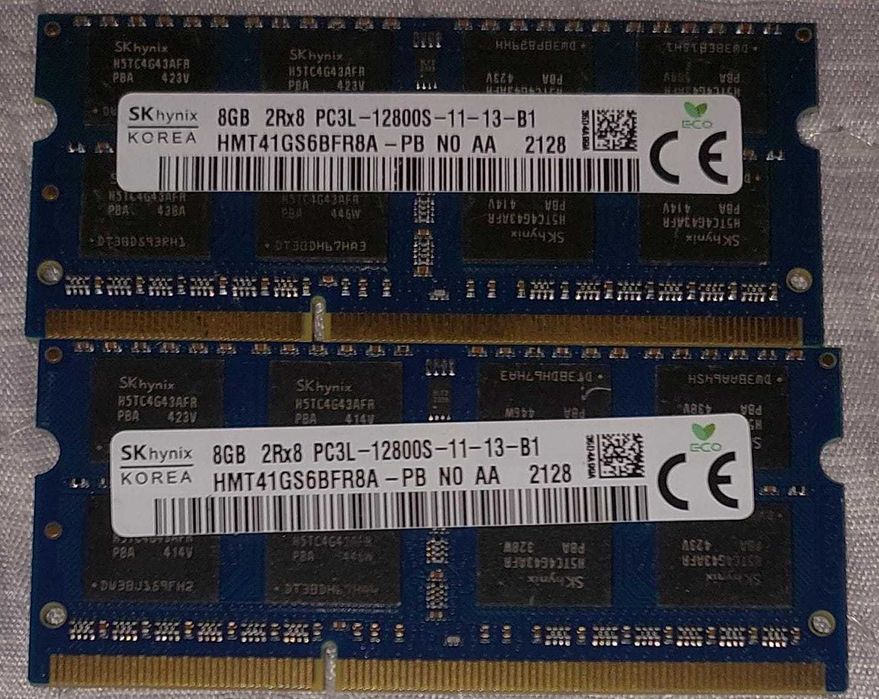 16gb ddr3 kit (2x8gb) laptop sau desktop