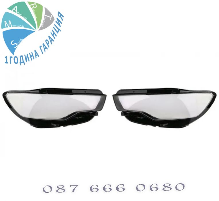 Audi A6 C7 капаци фарове ауди а6 ц7 стъкла фар капак крушка xenon