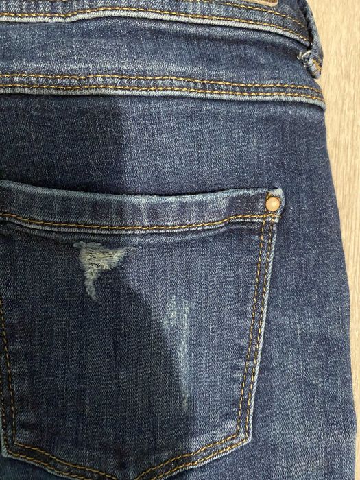 Дънки M&S indigo- С кръпки