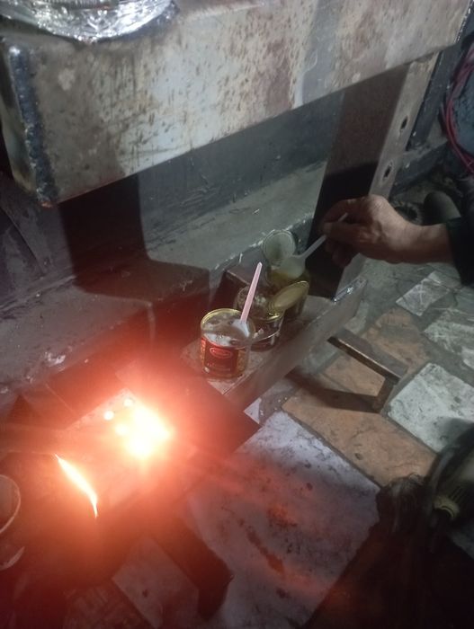 Масляная печка для сто