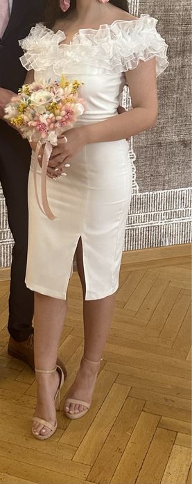 Rochie cununie Pretty Girl alba