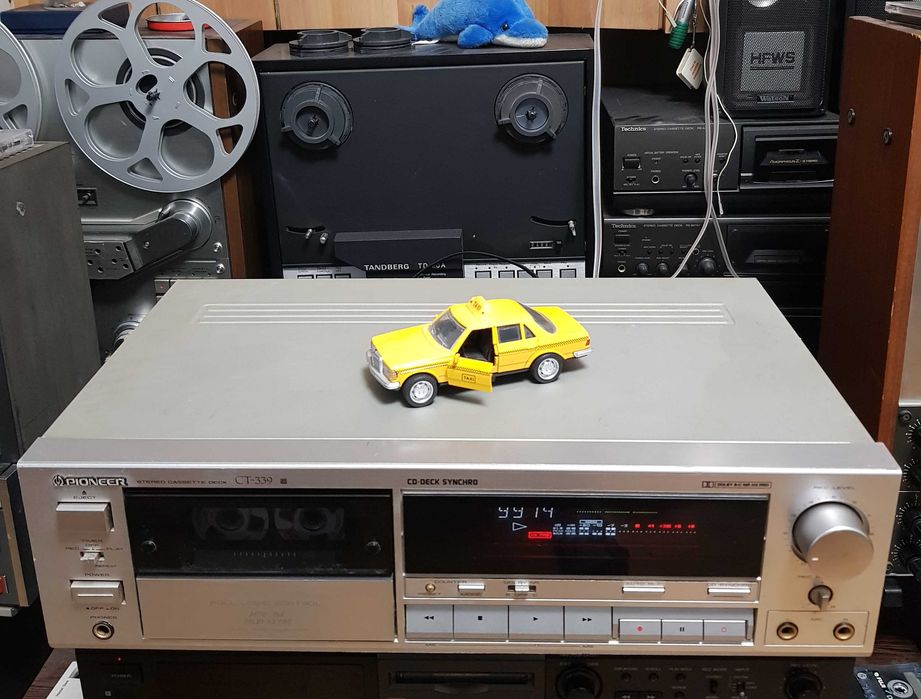 Casetofon Deck Stereo Vintage PIONEER CT339 SILVER (Made in Japan)