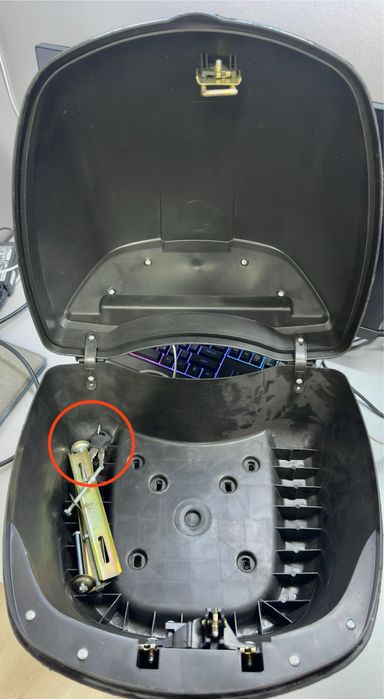 Кофр для мопеда, багажник 30л