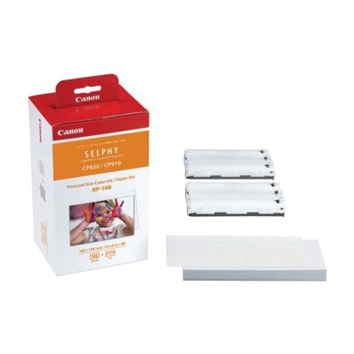 Set hartie foto și cartuse Canon Selphy NOU