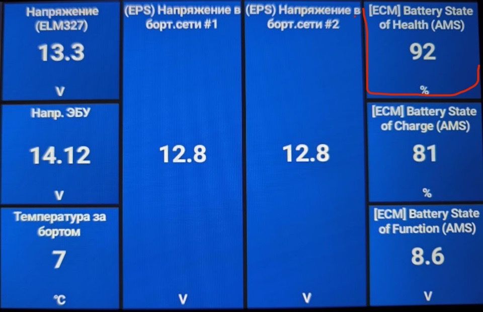 Проверка ёмкости аккумулятора на BYD Seagull, Champion и т.д.