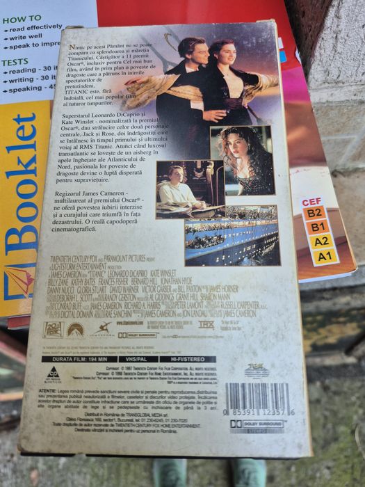 Caseta vhs Titanic