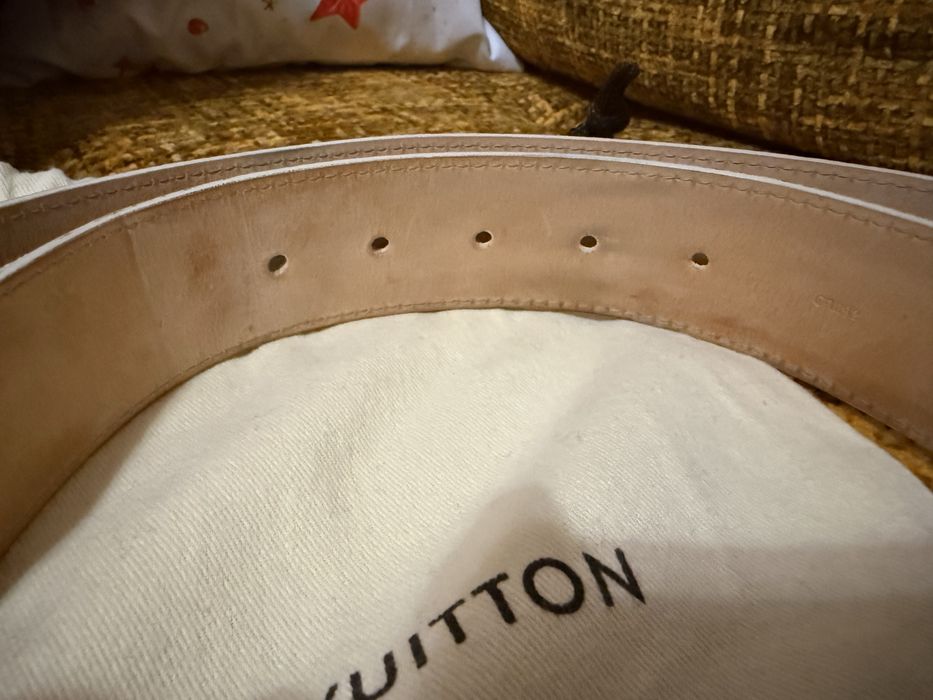 Louis Vuitton Initiales damier azur оригинален дамски колан