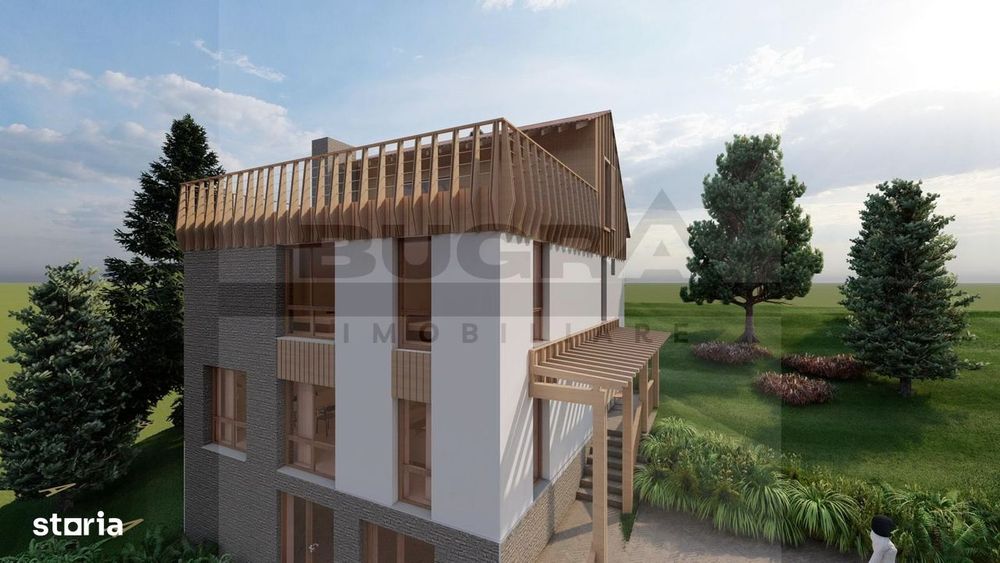 Casa individuala in constructie, pădure & priveliște spectaculoasă