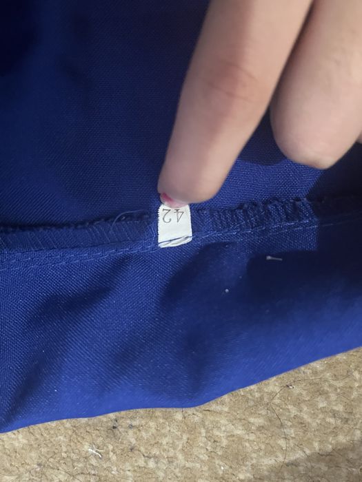 Халат синий для уроков труда