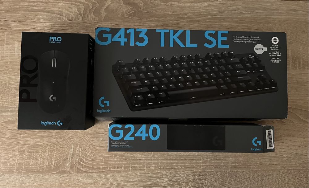Logitech PRO X Superlight + Logitech G413 + Logitech G240 Комбо