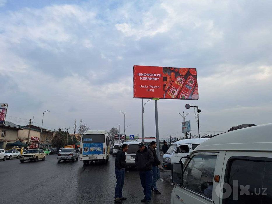 Наманган/Рекламные щиты/bilbord ijara/tashqi reklama/Namangan/Banner/