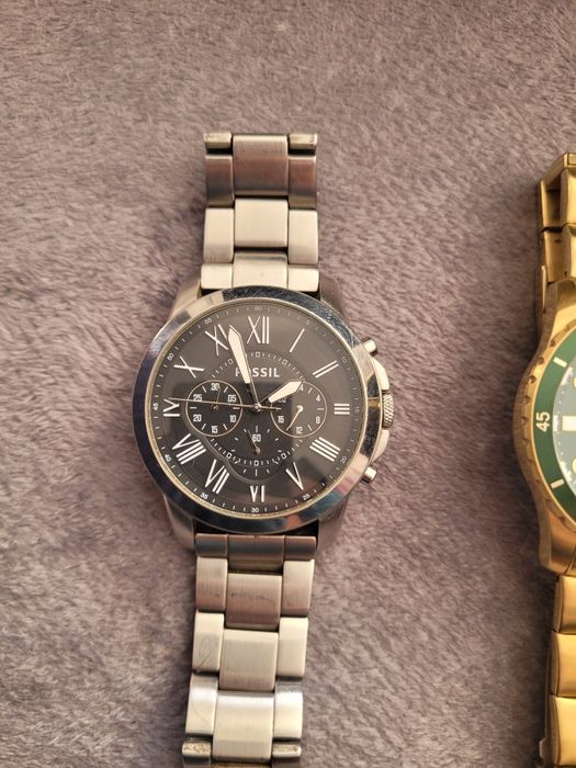 Doua ceasuri fossil quartz