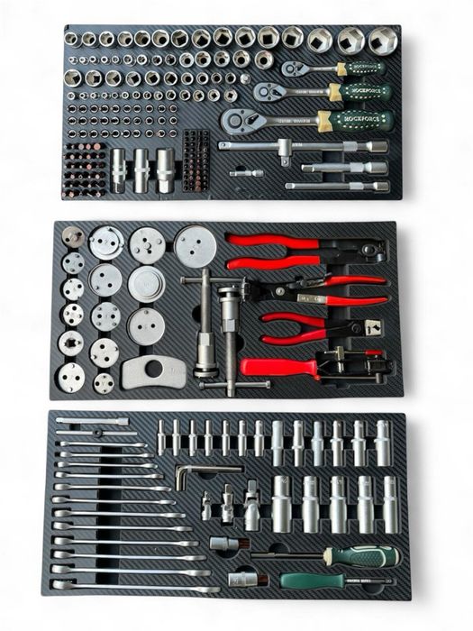ROCKFORCE  шкаф с инструменти – 240 части, 5 чекмеджета