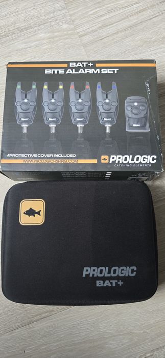 Senzori  / avertizori  Prologic BAT+ – 4 buc + receiver + husă
