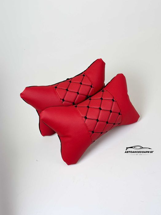 Автовъзглавнички-Стил Червен