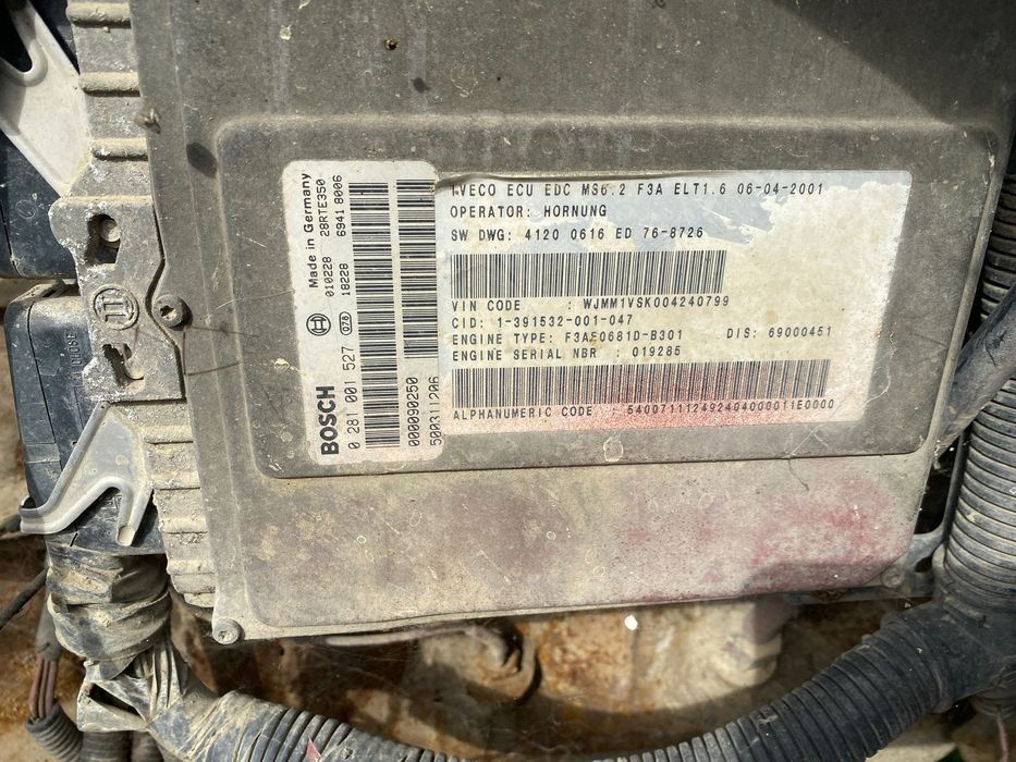 Motor iveco+cutie viteze functionale Motor POCLINE functional