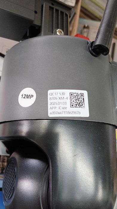 Тройна IP камера с двойна леща 10 zoom WiFi iCSee безжична камера 12MP