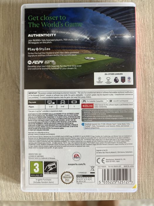 FC 24 for Nintendo Switch