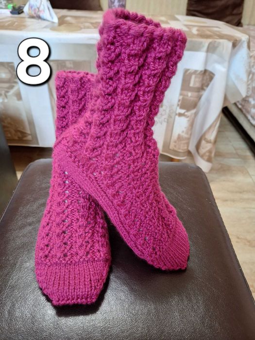 Плетени дамски чорапи