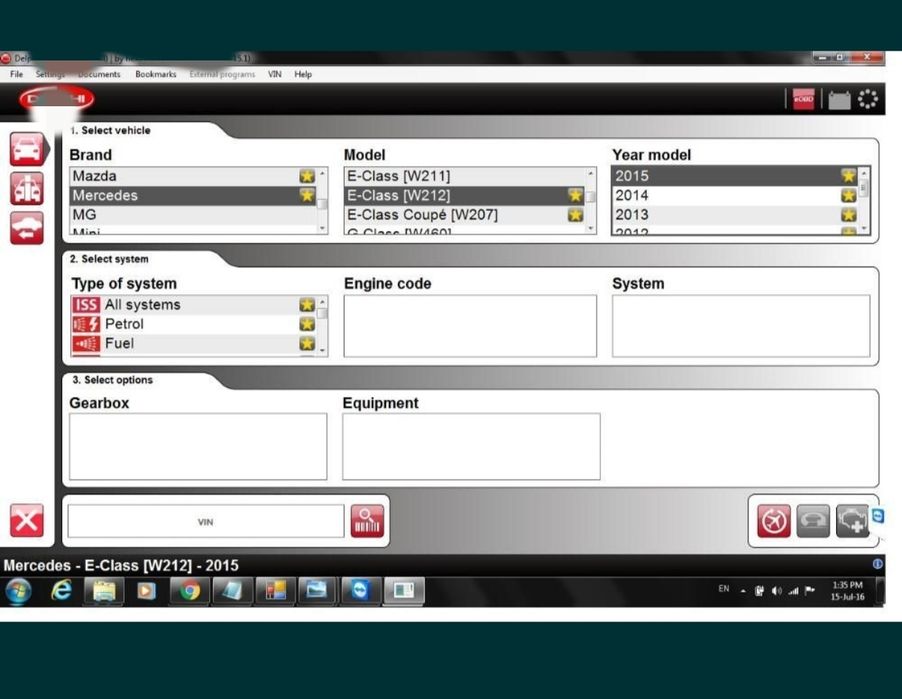Kit diagnoza auto 12/24V obd2 led bluetooth+laptop full activat