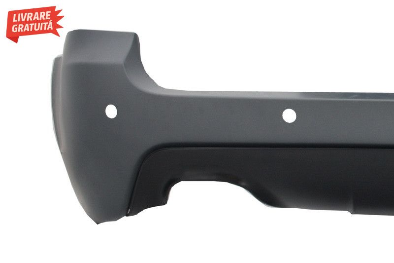 Bara spate cu Toba Ornament Evacuare Fibra Carbon Mat BMW Seria 5 E61