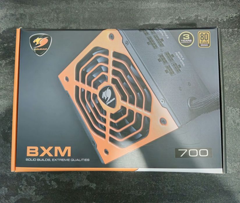 Топовый блок питания Cougar BXM 700Watt 80+ Bronze