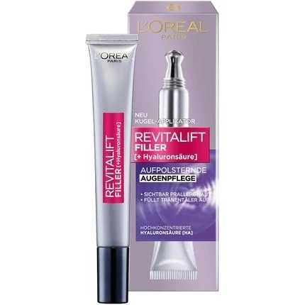 L´Oréal Paris Revitalift Filler crema de ochi cu efect de umplere Hyaluronic Acid Eye Cream 15 ml