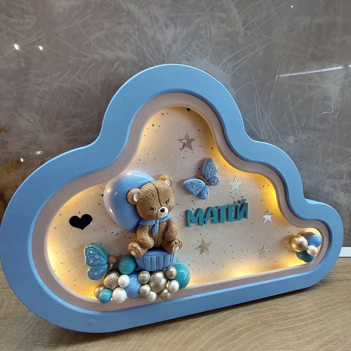 3D детски нощни лампи – ръчна изработка от гипсокерамика