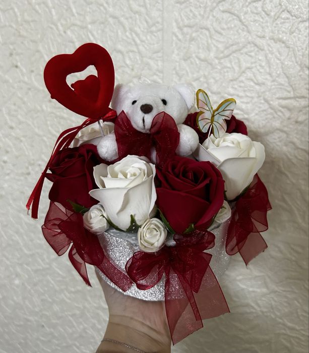 Aranjamente trandafiri sapun