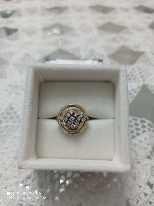 Златен ръчно изработен бутиков пръстен