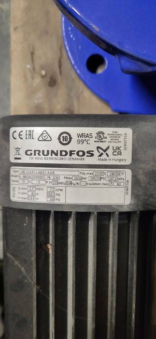 Pompa grundfos de putere
